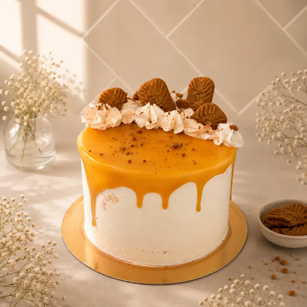 Tarta de Vainilla y Caramelo Salado