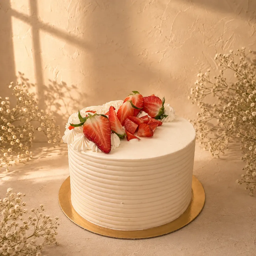 Tarta de Fresas con Nata