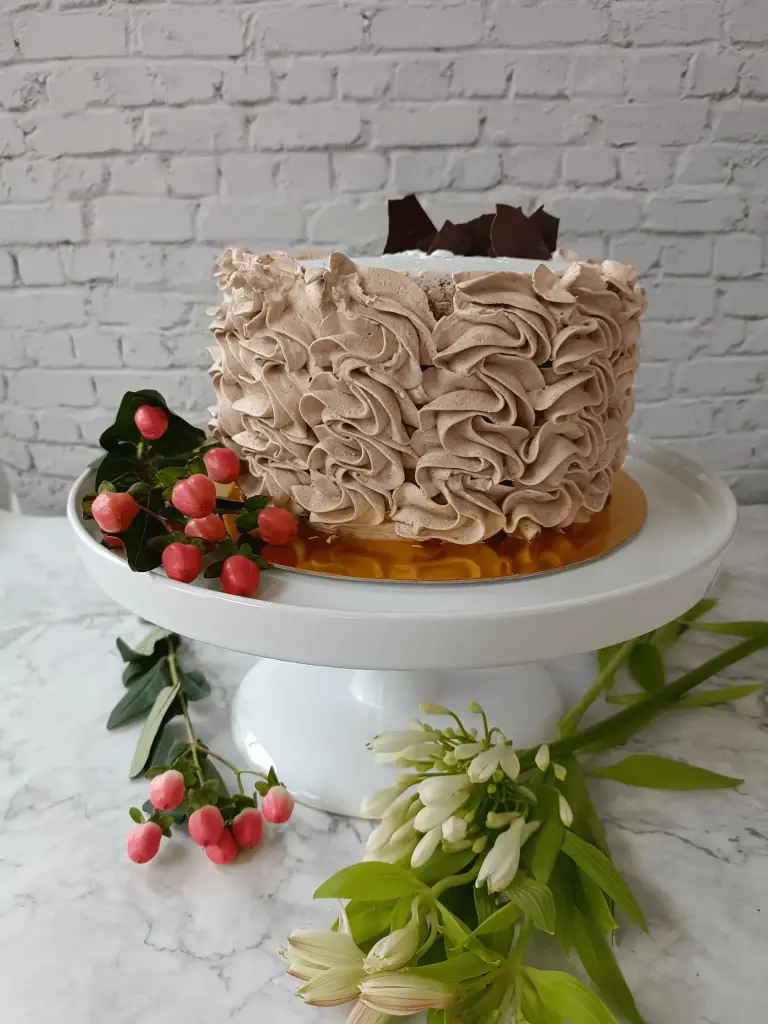 Tarta Nata y Trufa (8-10 personas, Con lactosa, Con azucar, Con gluten)