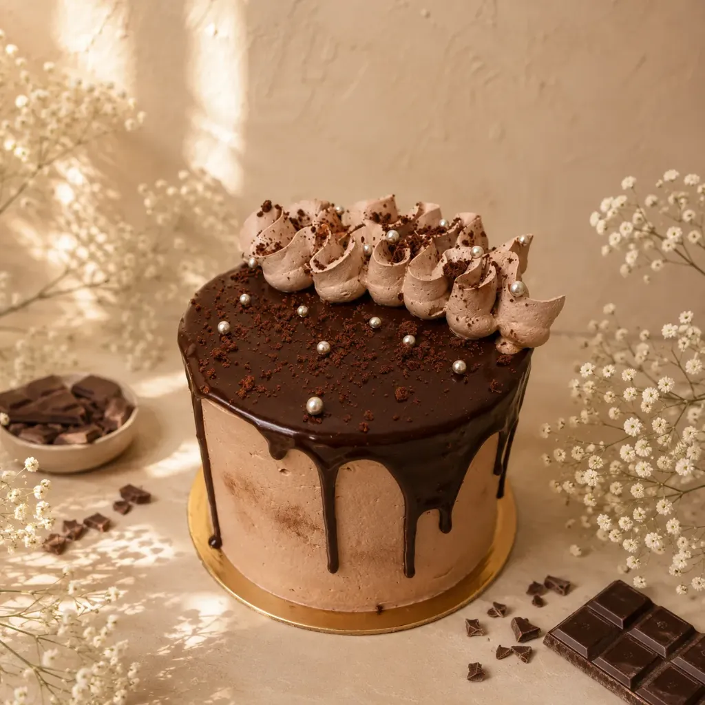 Tarta Bosque de Chocolate (8-10 personas, Con lactosa, Con gluten)