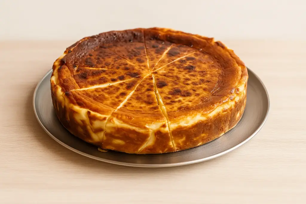 Tarta de queso (8-10 personas, Con lactosa, Con azucar, Con gluten)