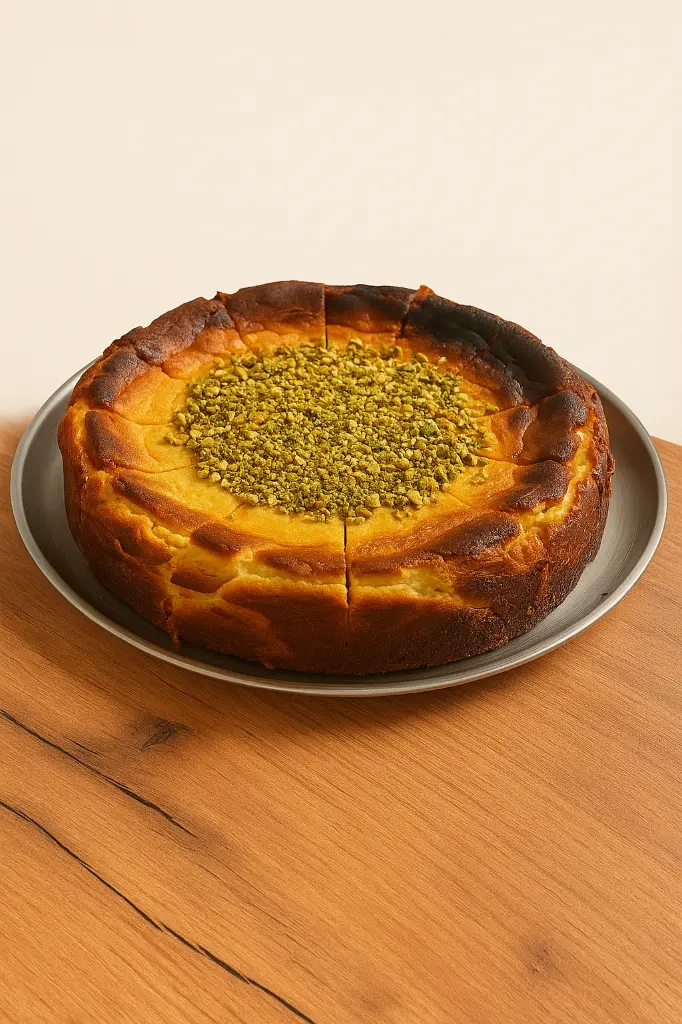 Tarta de queso Pistacho (8-10 personas)