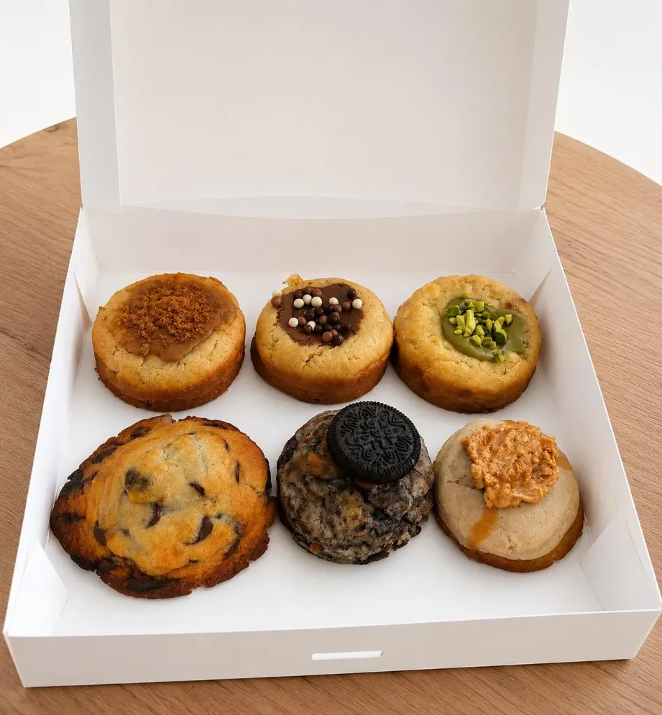 Caja de 6 cookies artesanas