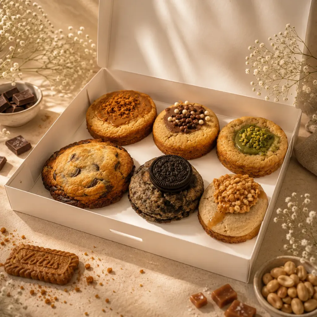 Caja de 6 cookies artesanas