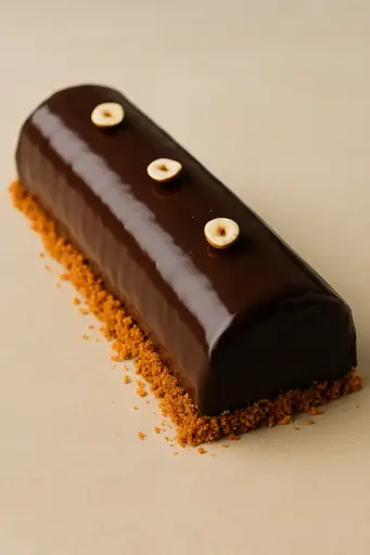 Tronco de navidad chocolate negro